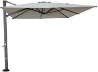 Garden Impressions Hawaii Emperor zweefparasol 300x400 cm – zand met carbon black frame