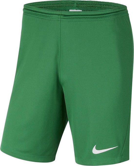 Nike Park III Short - Groen - Maat S - Heren