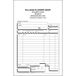 Rexel Twinlock Scribe 654 Sales Receipt 2 Part Refill, White (Pack of 100)