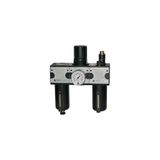 RIEGLER 100593-FRL 33 M-SR onderhoudseenheid 3-delig »multifix« met metalen houder, BG 3, G 1/2, 1 stk