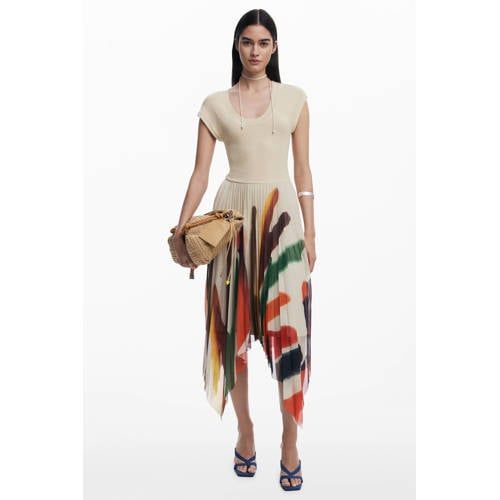 Desigual zomerjurk ecru