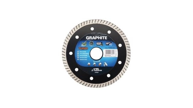 Graphite 57H620 Diamantschijf 115x22x6 0x1 3mm Turbo Super Dun MPA EN13236