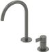 IVY Pact Wastafelkraan - 2-Gats Bladmontage - Geborsteld Metal Black PVD