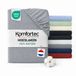 Komfortec Jersey Stretch Hoeslaken 200x200 cm - 23cm Matrasdikte - Rondom Elastiek - 100% Katoen - Grijs