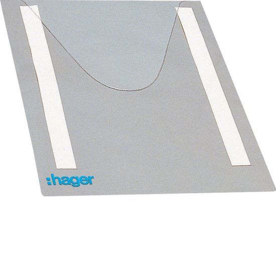 Hager FZ794 Doorzichtige kap - Kunststof - Lichtgrijs