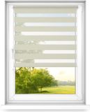 Fart Produkt time4blinds dag en nacht dubbel rolgordijn mini - raamrolgordijn dag en nacht - rolgordijn zonder boren - zonwering - rolgordijnen voor slaapkamers - 800x1200mm – Crème – Rechtszijdig