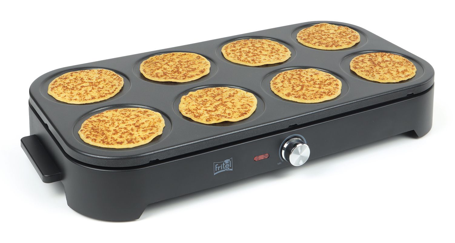 FRITEL Gourmet Wok Pancake GWP 2560 - Wokpan Raclette / Tafelgrill - 8 Personen - Zwart