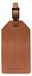 Chesterfield Marque Étiquette en cuir Cognac Marron