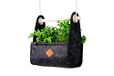 EQUA Home Swing zwarte tuinpan, handgemaakt, zwart, 27 cm x 17 cm x 14 cm