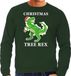 Bellatio Decorations Shoppartners Bv Kersttrui sweater Christmas tree rex - groen - voor heren - Kerstkleding - Dinosaurus S