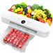 NONE 120W, 28 cm vacuümsealer, natte & droge modus, LCD, 30 sec. Stofzuiger incl. 10 zakjes, houdt voedsel vers