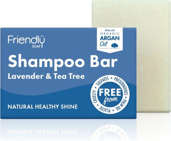 Friendly Soap Lavendel & Tea Tree Shampoo Bar