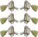Grover 133NK Deluxe Guitar Machine Heads w Keystone Button,Nickel Mécaniques de guitare