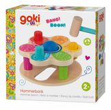 GOKI Klopbank - Flower Power - 6 Delen - Hout - 1 Jaar