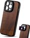 MOJOGEAR 17mm lens case voor iPhone 14 Pro Max – Schroefdraad voor macrolens, telelens, anamorphic lens of DOF-adapter – Stevig hoesje – Echt Hout