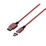 Konix Mythics Magnetische oplaadkabel voor DualSense PS5 controller, 2 m, type A naar C, rood