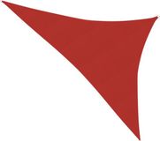 vidaXL Zonnezeil 160 g/m² 3x4x5 m HDPE rood
