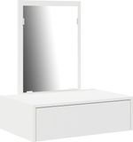 vidaXL Kaptafel Wit Bewerkt Hout 60 x 40 x 70 cm