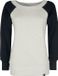 Forplay Yuki Sweatshirt Femme - gris chiné/noir - M