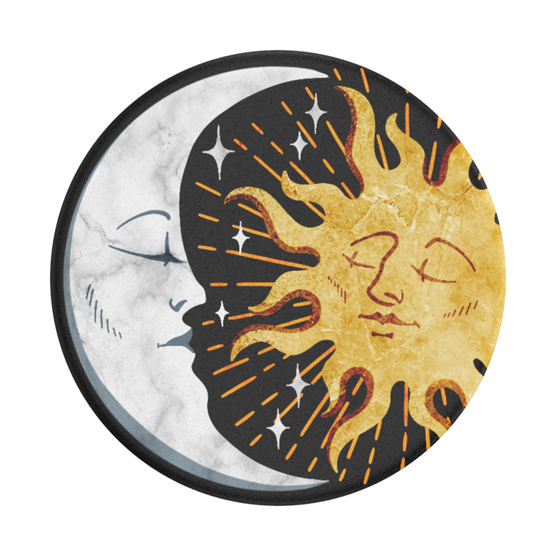 PopSockets Sun and Moon - Oranje - Passieve houder