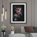 Pivoines Affiche / Poster - 60x80 Cm - Bordure Blanche