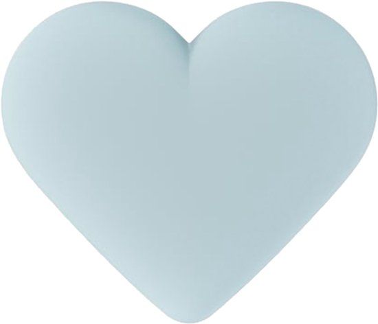 Holdit Silicone Sticker Heart - Mineral Blue