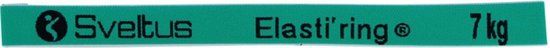 SVELTUS - Weerstandsband Elasti'ring 7 Kg Groen
