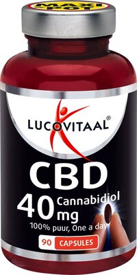 Lucovitaal CBD Cannabidiol 40mg Capsules (90ca)
