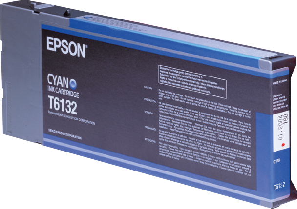 Epson inktpatroon Cyan T613200 single pack / cyaan