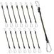 Solidchoice - Set de 15 cordes élastiques avec crochets pour bagages et camping