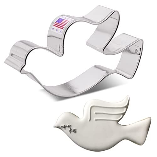 Ann Clark Cookie Cutters Vredesduif Cookie Cutter, 4.5"