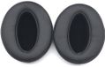Holland Connections Coussinets d'oreille en cuir protéiné noir pour Sennheiser HD4.50BT/HD4.50BTNC/HD4.40BT/HD4.30/HD350/HD400S/HD458BT - 1 Paire de coussinets de remplacement