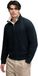 Superdry Essential Serif Logo Sweatshirt Met Halve Rits Blauw S Man