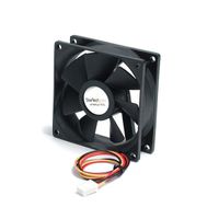 StarTech.com Startech 80mm Ball Bearing Computer Case Fan - Zwart