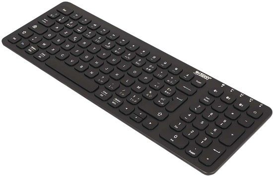 Urban Factory ONLEE Toetsenbord Bluetooth AZERTY Frans Zwart