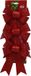 Gerimport Kerstornamenten Strikken - Rood - 3 Stuks