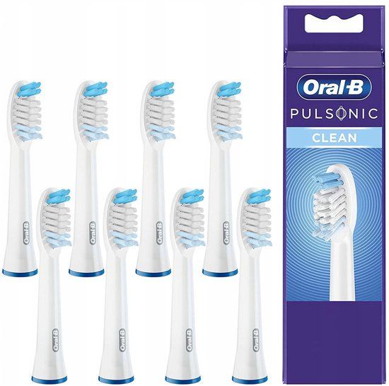 Oral-B 8x Pulsonic Sonische Opzetborstels - Zachte Reiniging