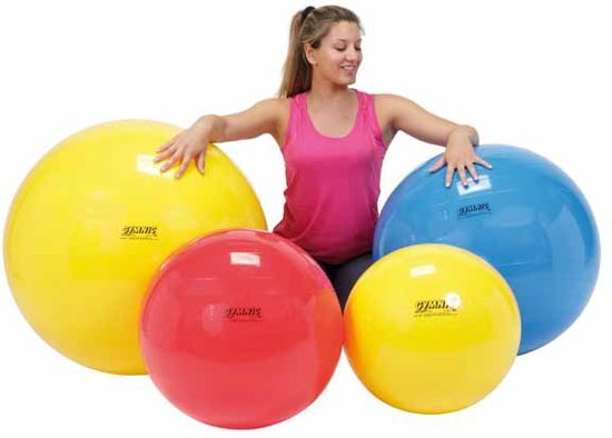 Gymnic Classic 75 - Zitbal en fitnessbal - Geel - Ã˜ 75 cm