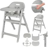 Lionelo Matt 3in1 Kinderstoel - Meegroeiende Kinderstoel van 6 Maanden tot 110 kg - Opvouwbaar - Verstelbare Zitting & Voetensteun - 5-Puntsgordel - Afneembare Tray - Compact Design - Kinderstoel voor Baby, Kind & Volwassene