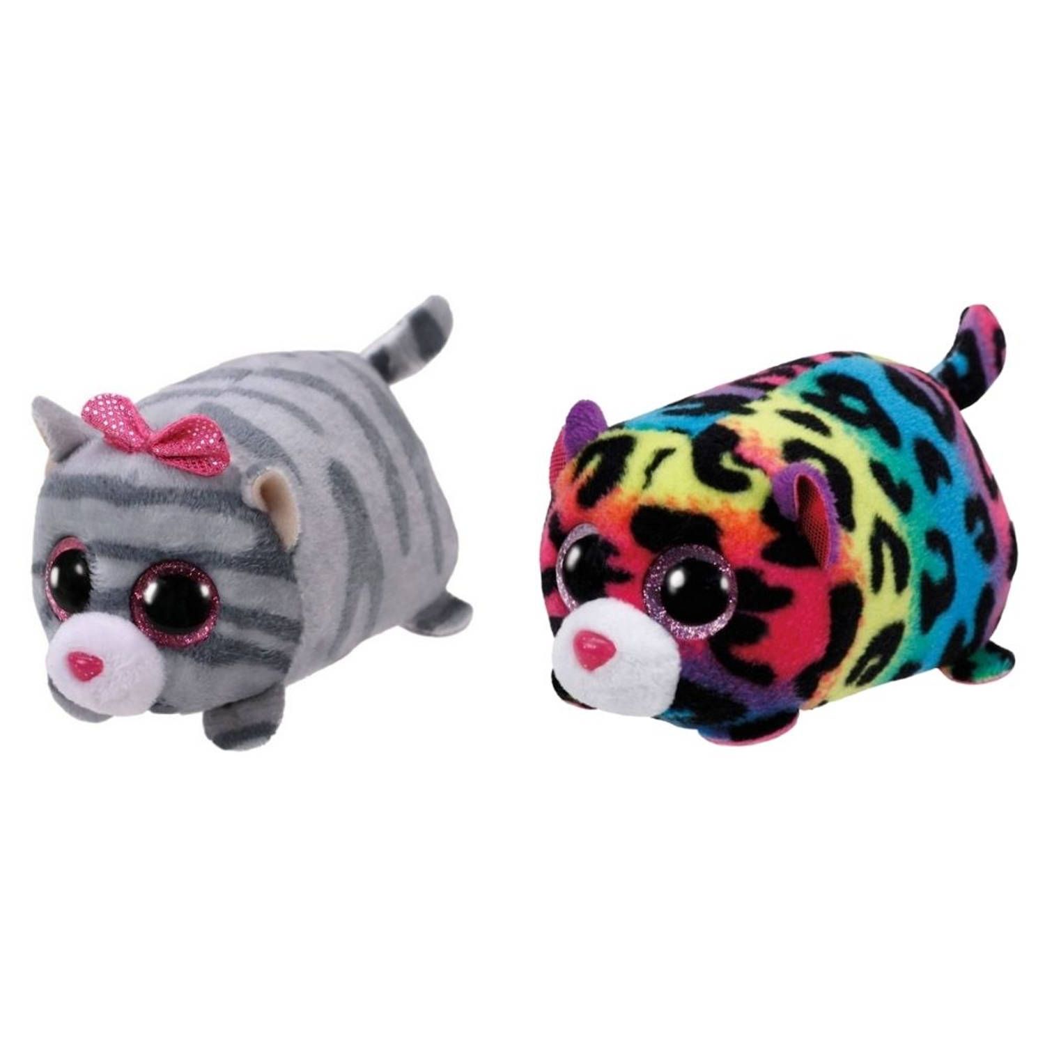 TY - Knuffel - Teeny s - Cassie Mouse & Jelly Leopard