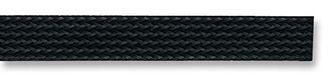 Pro Power BRAID15-27 10 m 15 mm, 27 mm Uitbreidbare gevlochten huls, zwart, 10 m