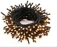 ‘Merkloos Kerstdecoratie Lichtketting 15m 100 LED Warm Wit IP44