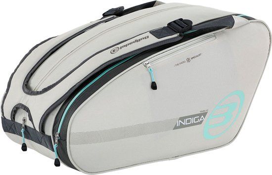 Bullpadel Indiga Tour Off White Padel Racket Bag