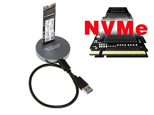 KALEA INFORMATIQUE Docking Station USB-dock voor SSD M2 NGFF NVMe PCIe-aansluiting USB 3.2 Gen2 10GB