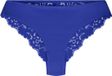 Hunkemöller Dames Lingerie Invisible brazilian Lace Back - Blauw - maat XS