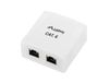 Lanberg OS6-0002-W tussenstuk voor kabels 2 x RJ-45 Wit