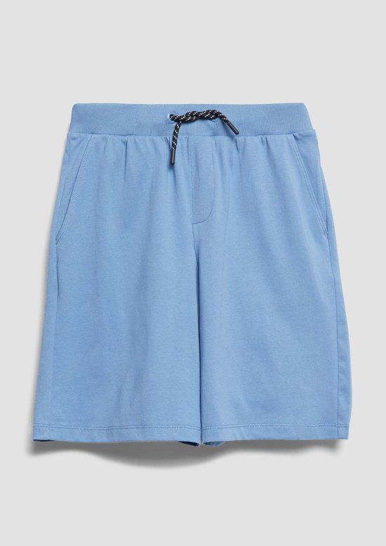 s.Oliver Kinderen Sweatshort Blauw Katoen Elastaan Regular Fit Effen