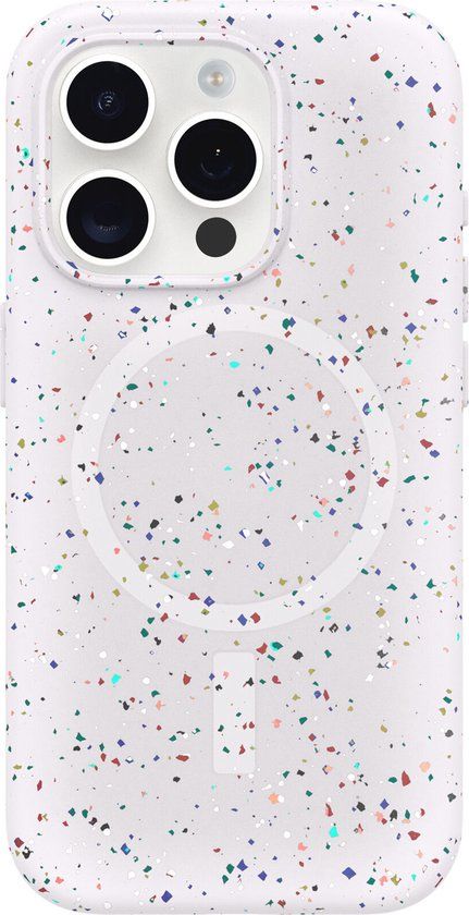 Merkloos OtterBox MagSafe Core - Geschikt voor iPhone 15 Pro - Sprinkles (White)
