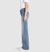 MAC DREAM WIDE Trousers Ladies W36 X L34 Light Blue Denim Regular Waist Wide Leg Fit