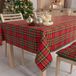 PETTI Artigiani Italiani - Kerst Tafelkleed Vlekbestendig Rechthoekig Tafelkleed voor Keuken, Motief Tartan, 140x240 cm, 100% Made in Italy